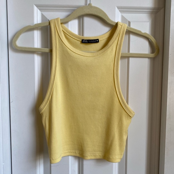 Zara Ribbed High Neck Tank - Picture 2 of 6